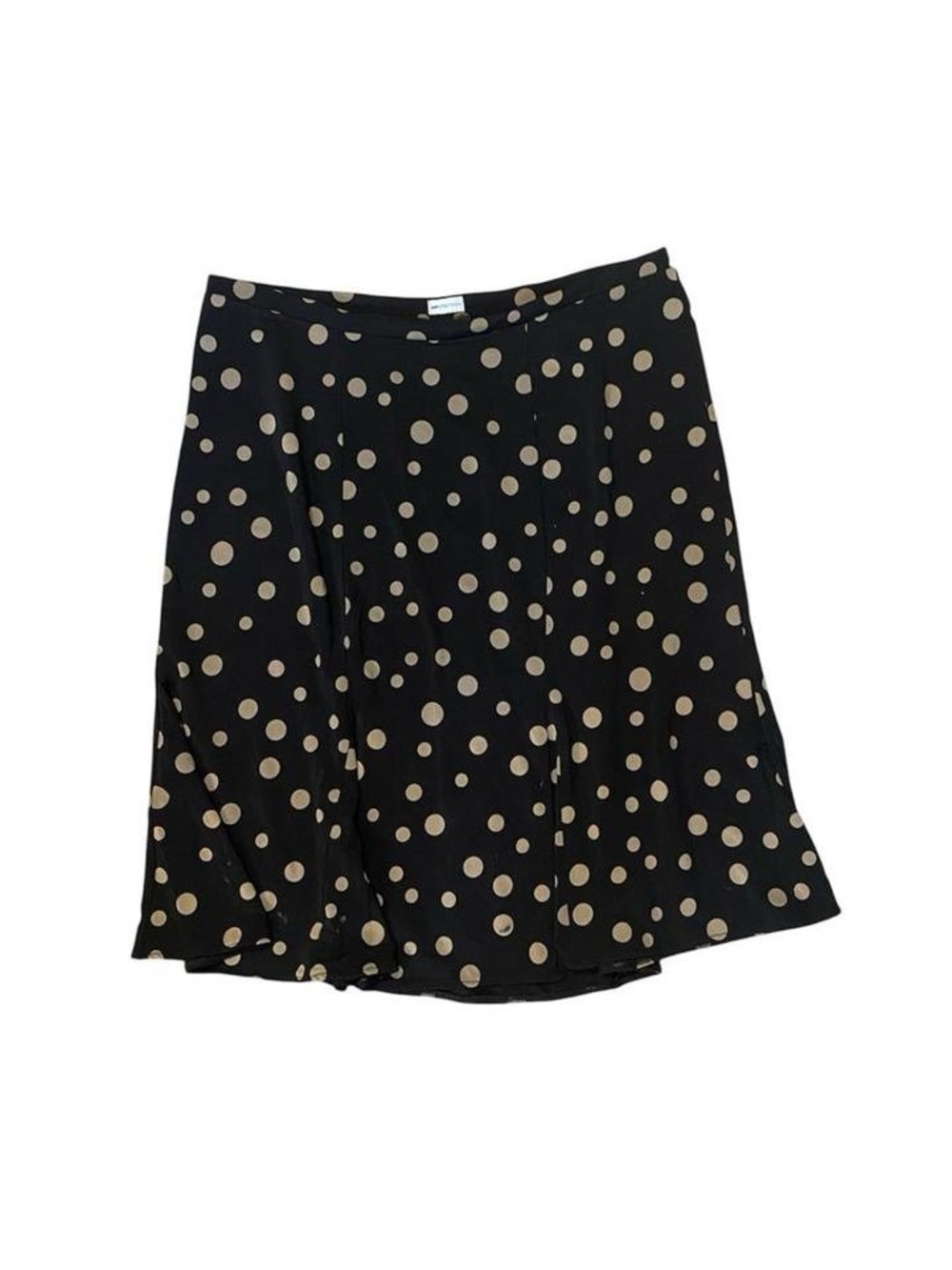 gap stretch polka dot midi skirt